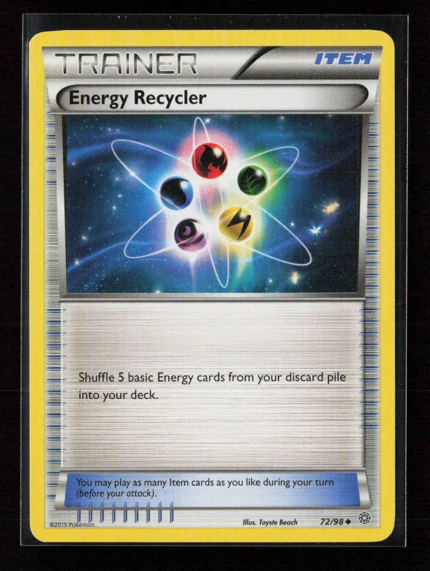 Energy Recycler Uncommon Xy - Ancient Origins 72/98 Lp 1