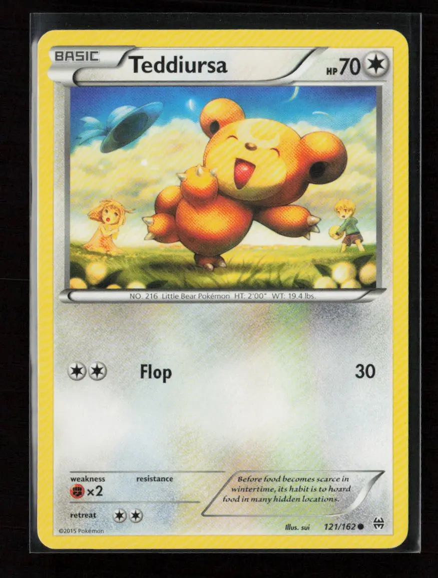 Teddiursa Common Xy - Breakthrough 121/162 Lp 1
