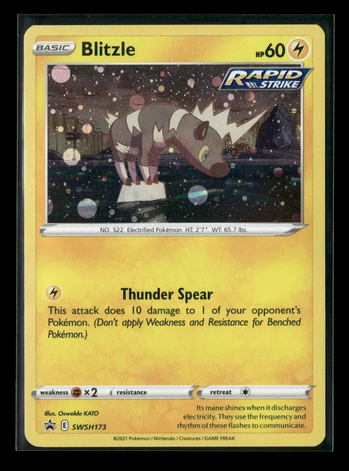 Blitzle - Promo Swsh: Sword & Shield Promo Cards Swsh173 Nm 1