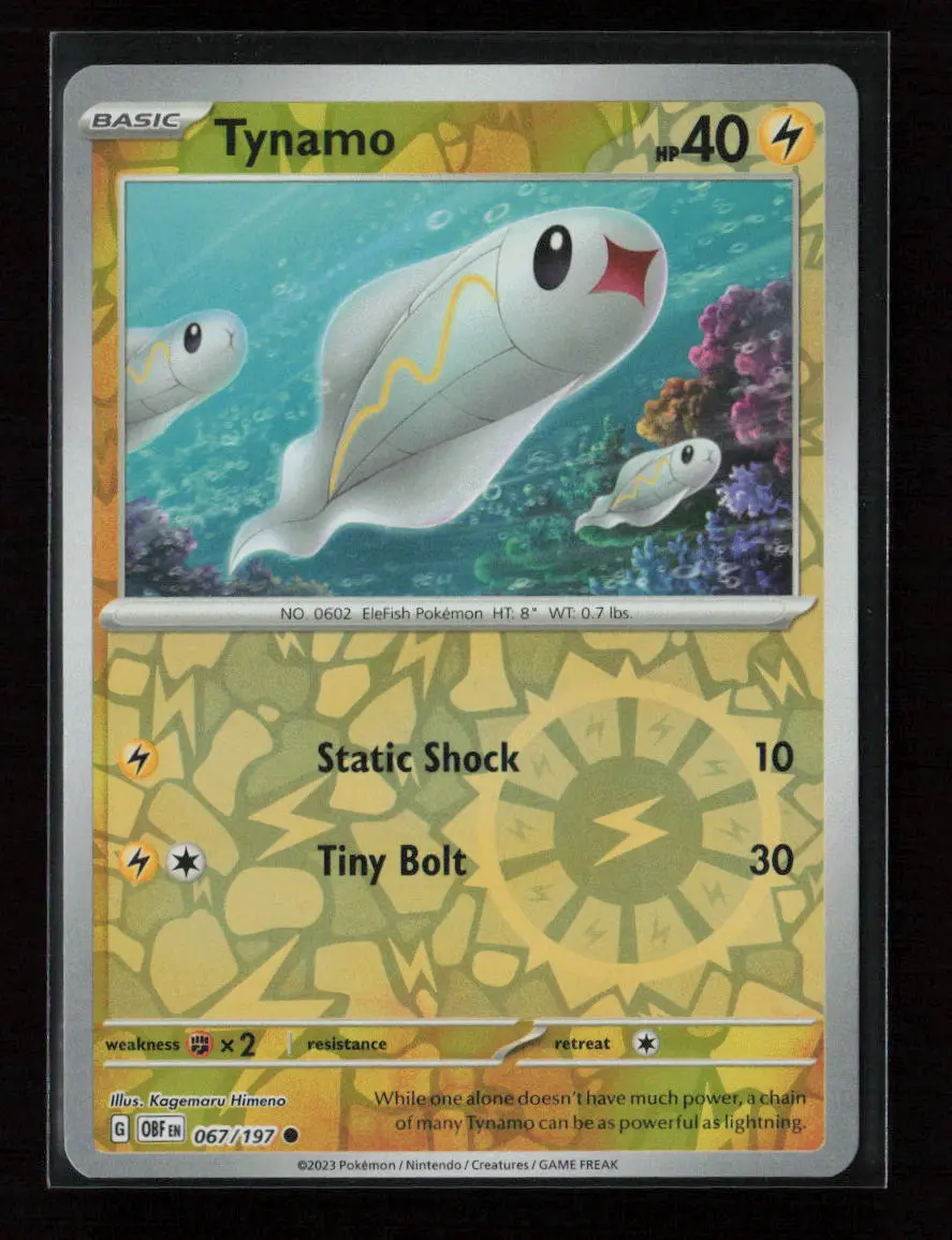 Tynamo Common Sv03: Obsidian Flames 067/197 Nm 1