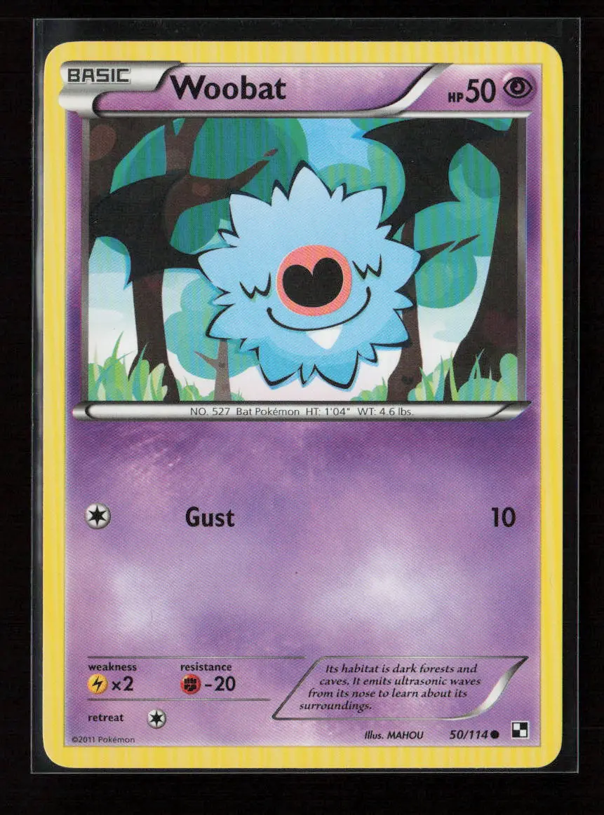 Woobat Common Black And White 50/114 Lp 1