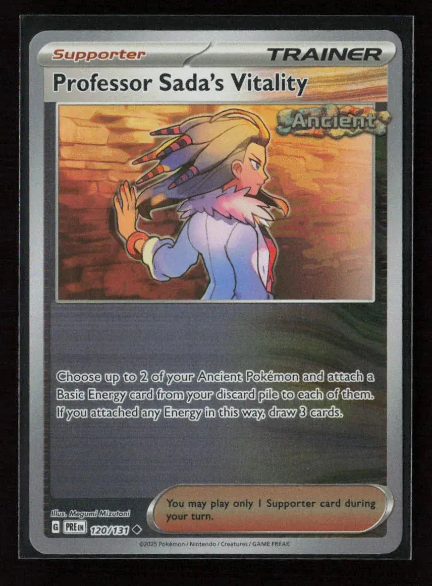 Professor Sada's Vitality Uncommon Sv: Prismatic Evolutions 120/131 Nm 1