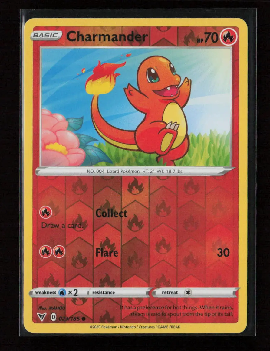 Charmander Common Swsh04: Vivid Voltage 023/185 Nm 1