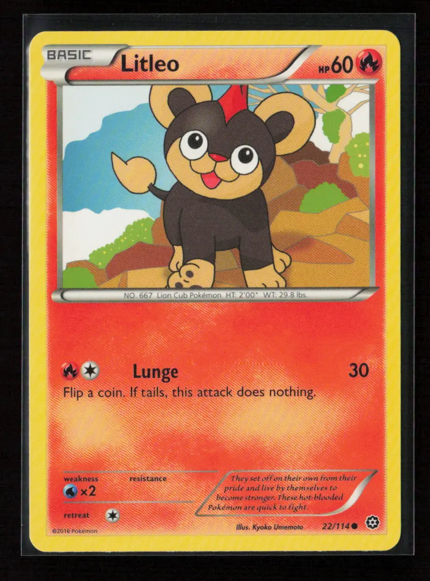 Litleo Common Xy - Steam Siege 22/114 Lp 1