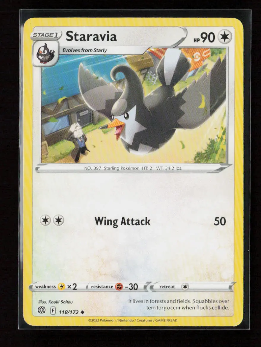 Staravia Uncommon Swsh09: Brilliant Stars 118/172 Nm 1