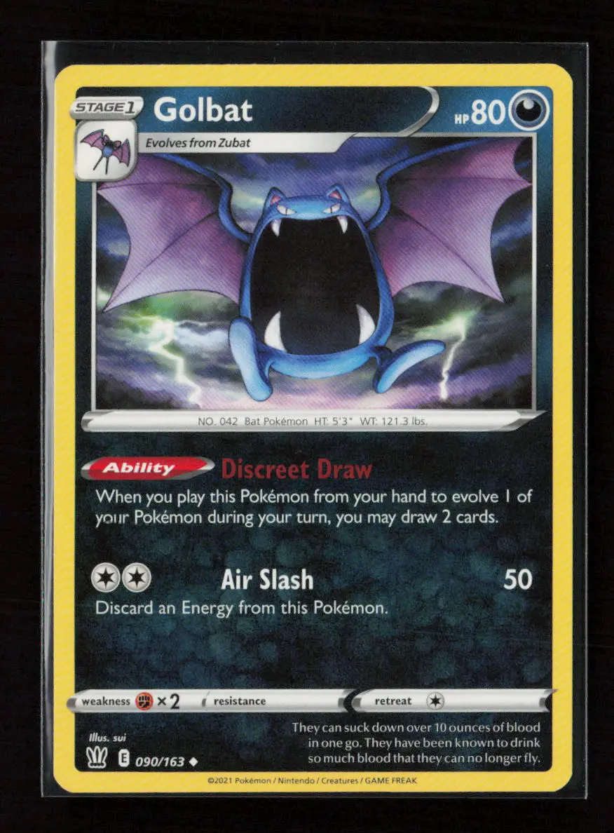 Golbat Uncommon Swsh05: Battle Styles 090/163 Lp 1