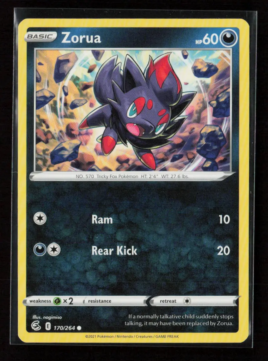 Zorua - (Eevee Stamped) Promo Battle Academy 2022 170/264 Lp 1