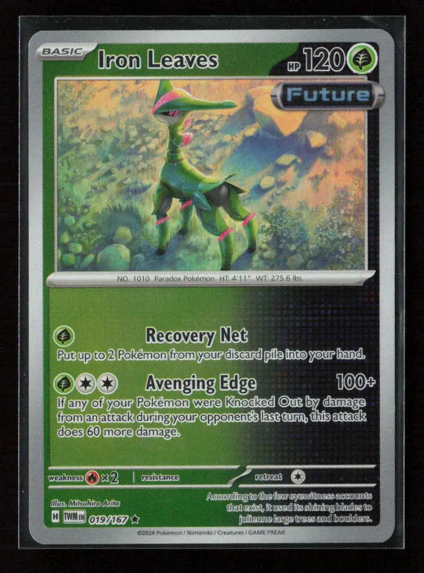 Iron Leaves Rare Sv06: Twilight Masquerade 019/167 Nm 1