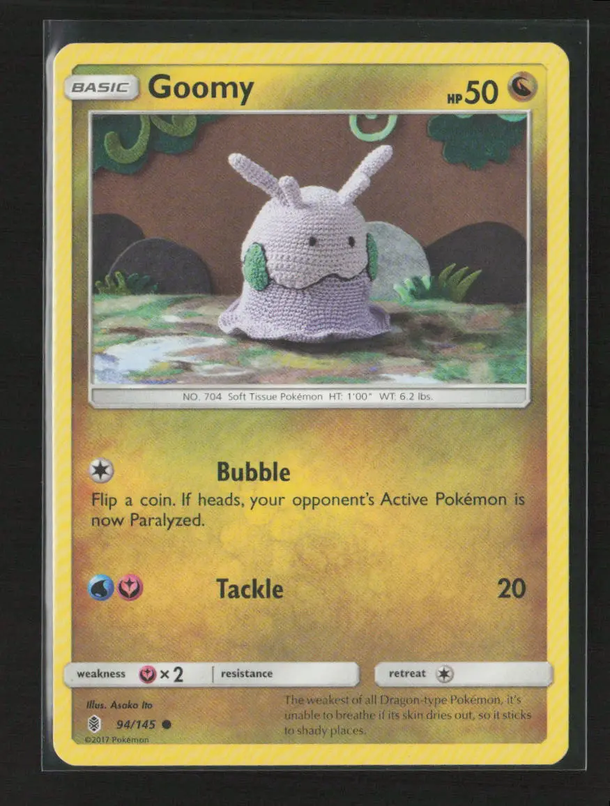 Goomy Common Sm - Guardians Rising 94/145 Lp 1