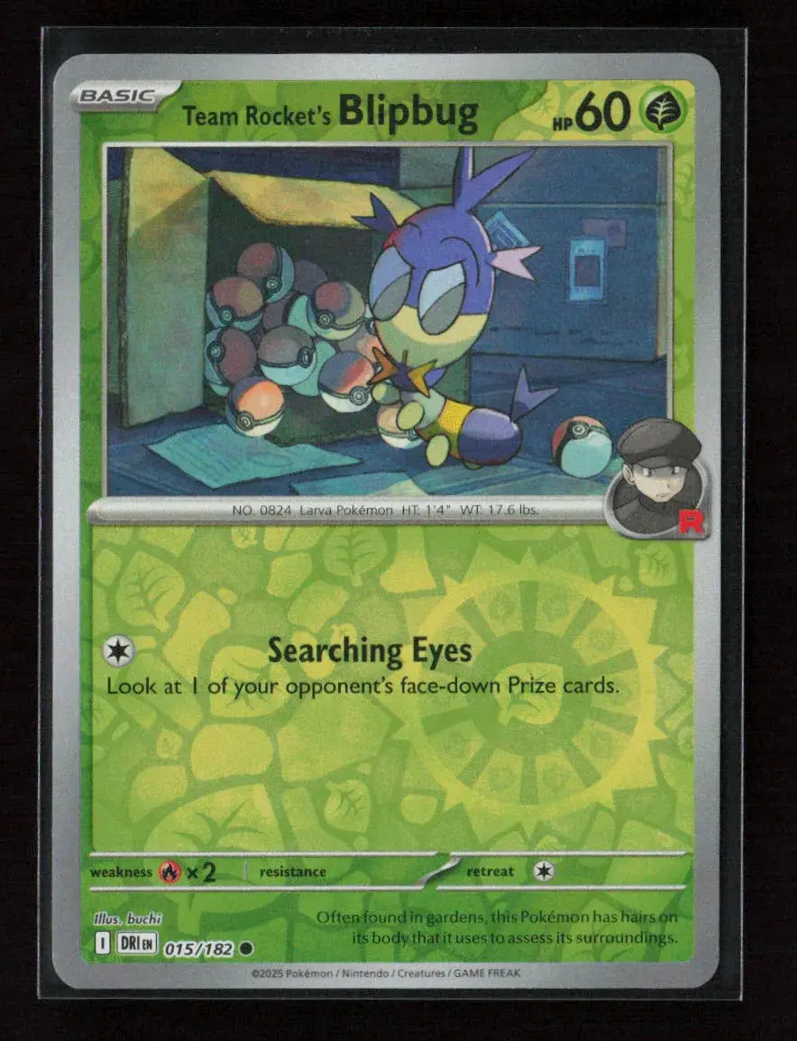 Team Rocket's Blipbug Common Sv10: Destined Rivals 015/182 Nm 1