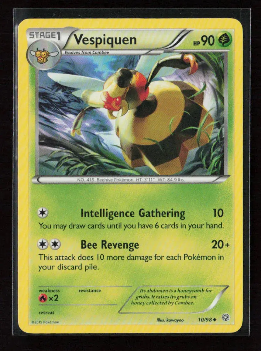 Vespiquen (10) Uncommon Xy - Ancient Origins 10/98 Lp 1