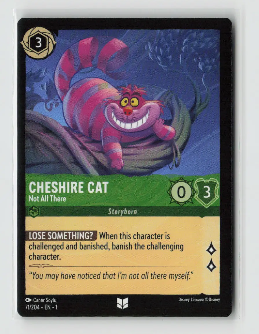 Cheshire Cat - Not All There Uncommon The First Chapter 71/204 Nm 1