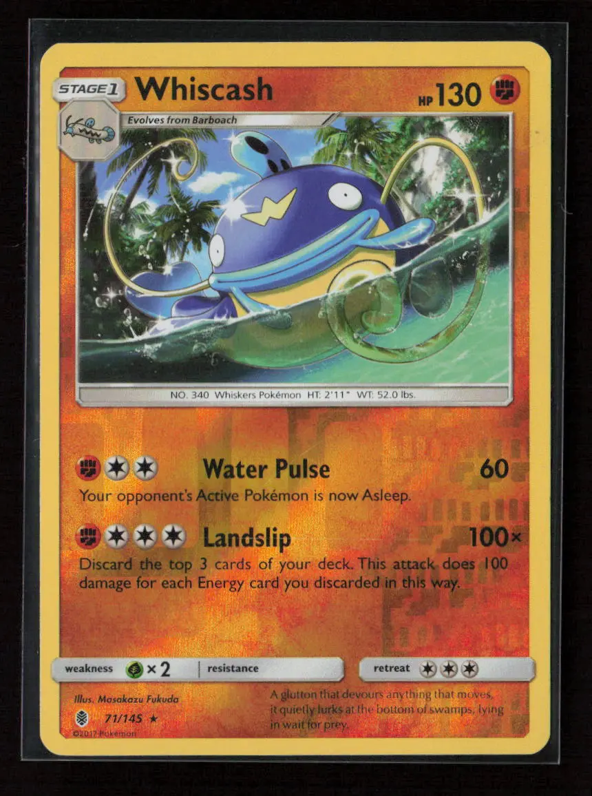 Whiscash Rare Sm - Guardians Rising 71/145 Lp 1