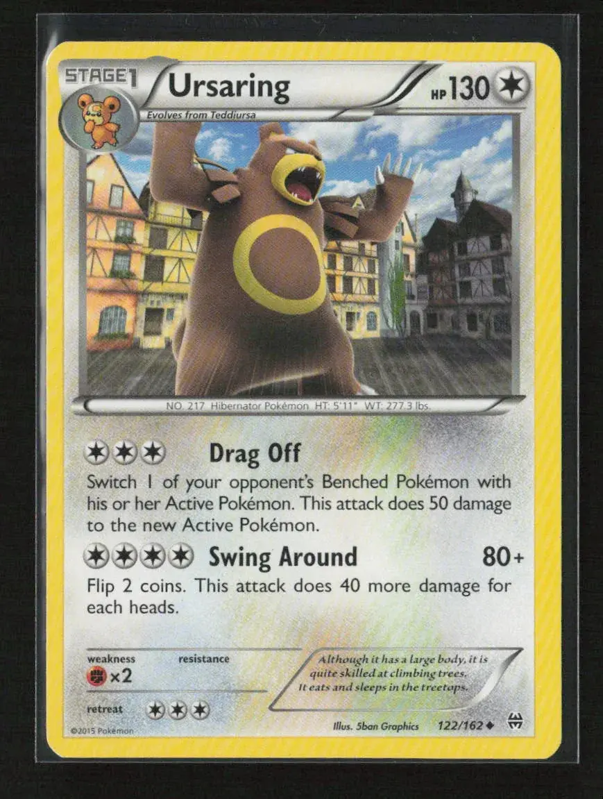 Ursaring Uncommon Xy - Breakthrough 122/162 Lp 1