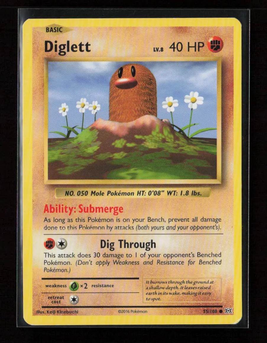 Diglett Common Xy - Evolutions 55/108 Lp 1