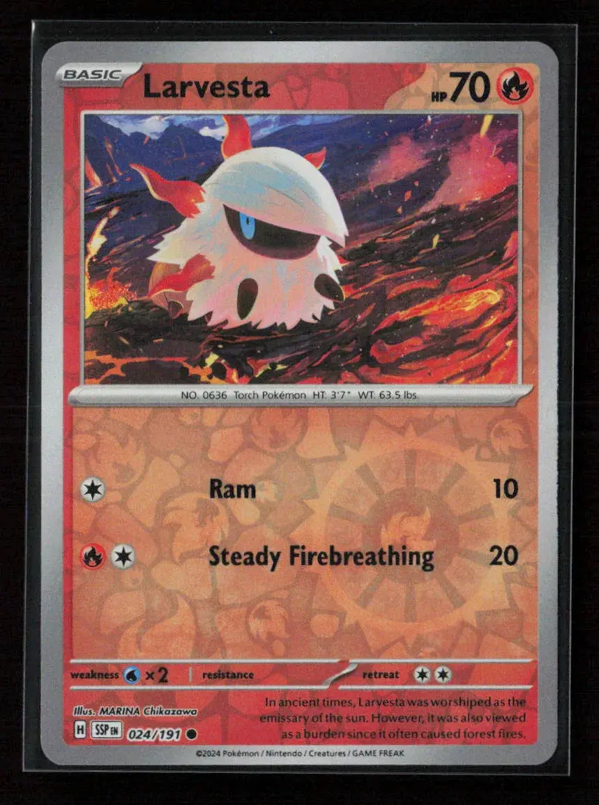 Larvesta - Common Sv08: Surging Sparks 024/191 Nm 1