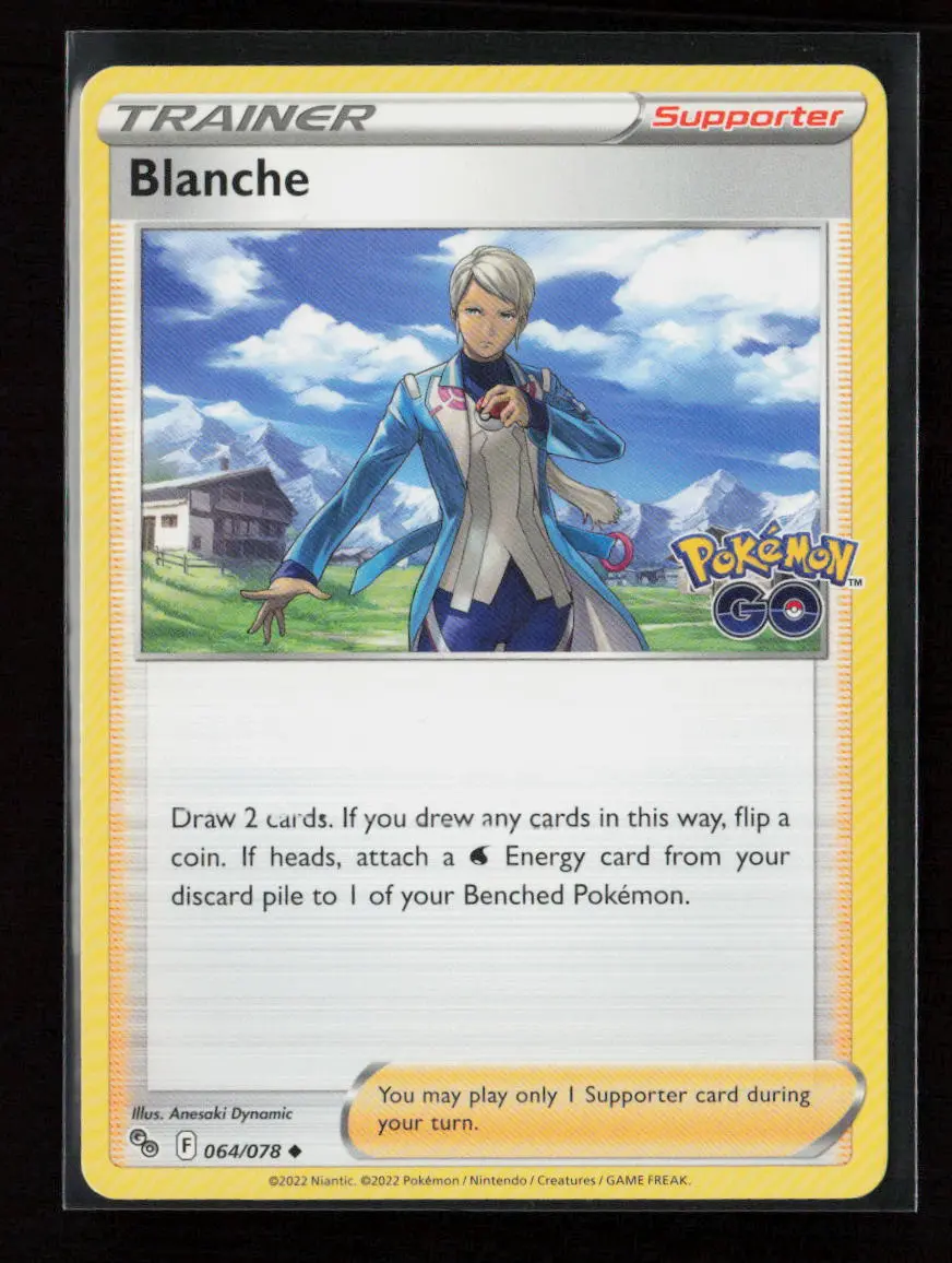 Blanche Uncommon Pokemon Go 064/078 Lp 1