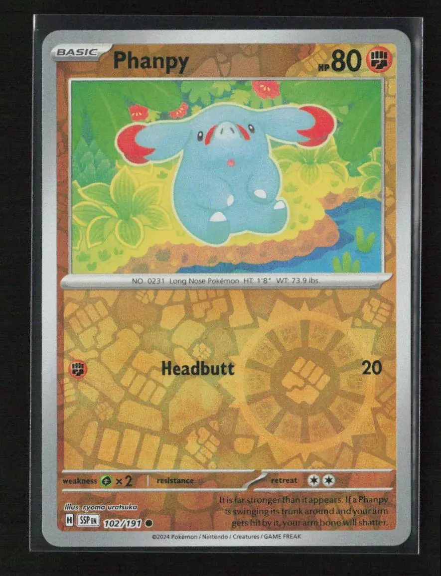Phanpy - Common Sv08: Surging Sparks 102/191 Nm 1