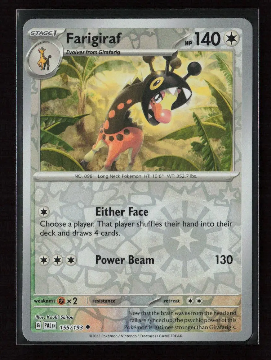 Farigiraf Uncommon Sv02: Paldea Evolved 155/193 Nm 1