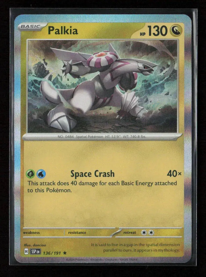Palkia Rare Sv08: Surging Sparks 136/191 Nm 1