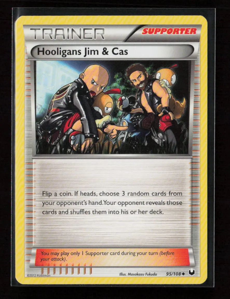 Hooligans Jim & Cas Uncommon Dark Explorers 95/108 Nm 1