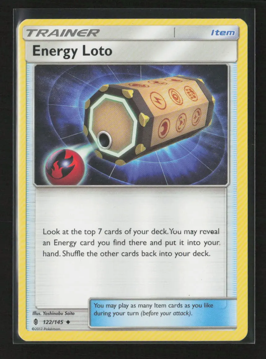 Energy Loto Uncommon Sm - Guardians Rising 122/145 Mp 1