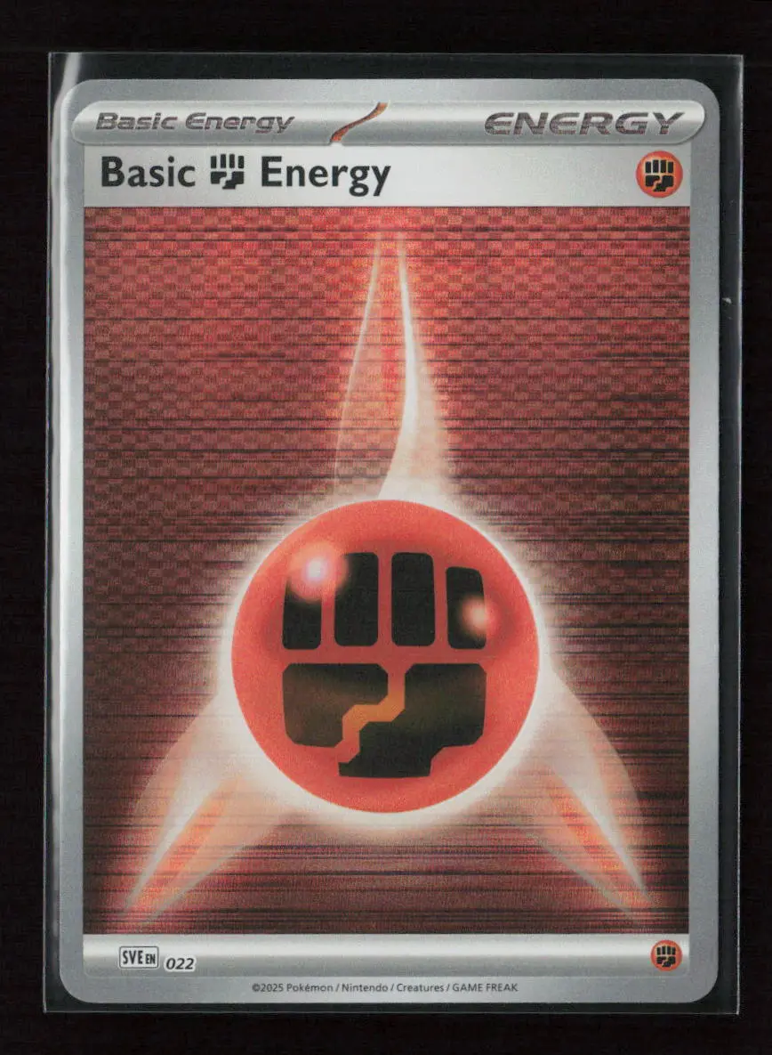 Basic Fighting Energy - Common Sve: Scarlet & Violet Energies 022 Nm 1