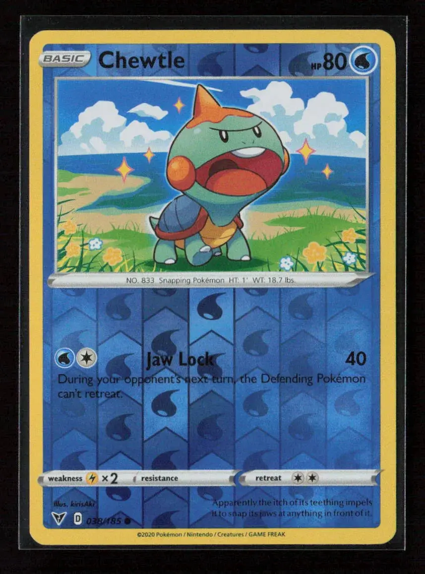 Chewtle Common Swsh04: Vivid Voltage 038/185 Lp 1