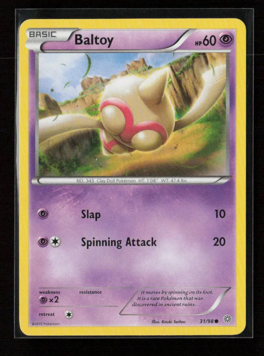 Baltoy (31) Common Xy - Ancient Origins 31/98 Lp 1
