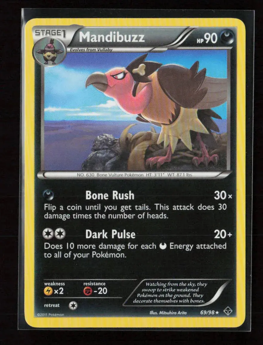 Mandibuzz Rare Emerging Powers 69/98 Lp 1