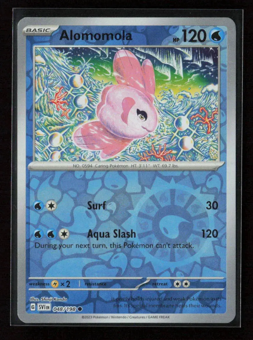 Alomomola Common Sv01: Scarlet & Violet Base Set 048/198 Nm 1
