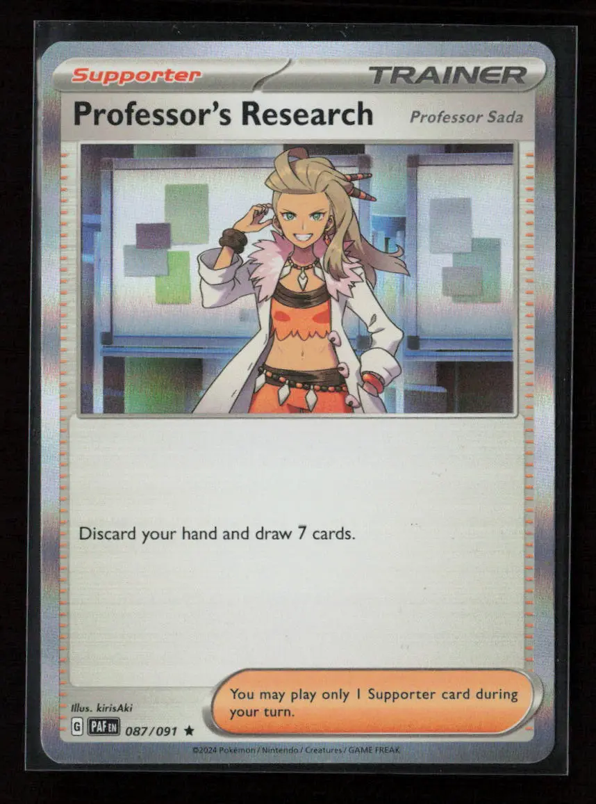 Professor's Research - Rare Sv: Paldean Fates 087/091 Nm 1