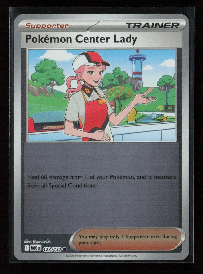 Pokemon Center Lady Common Me01: Mega Evolution 123/132 Nm 1