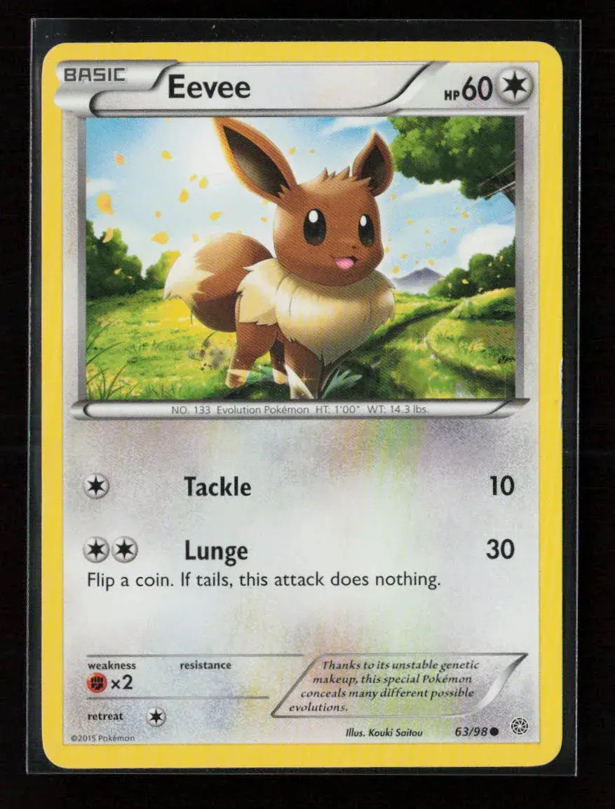 Eevee Common Xy - Ancient Origins 63/98 Lp 1