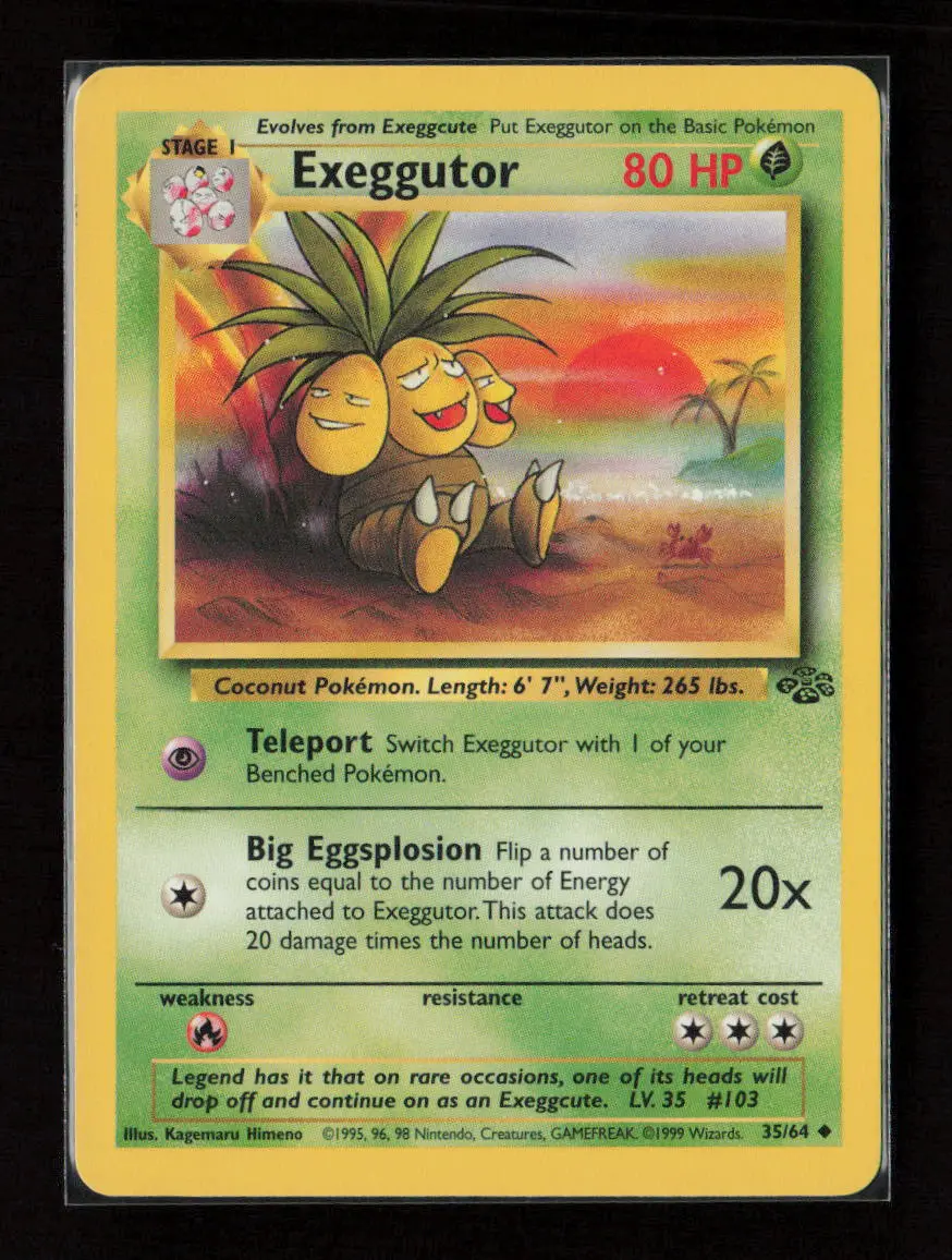 Exeggutor Uncommon Jungle 35/64 Lp 1