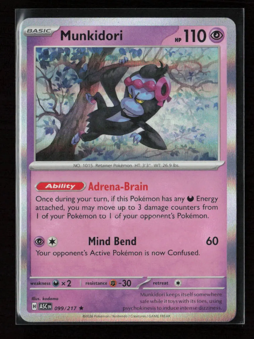 Munkidori Rare Me: Ascended Heroes 099/217 Nm 1