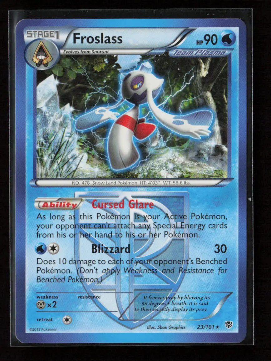 Froslass (Team Plasma) Rare Plasma Blast 23/101 Lp 1