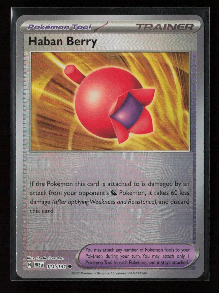 Haban Berry (Poke Ball Pattern) Common Sv: Prismatic Evolutions 111/131 Nm 1