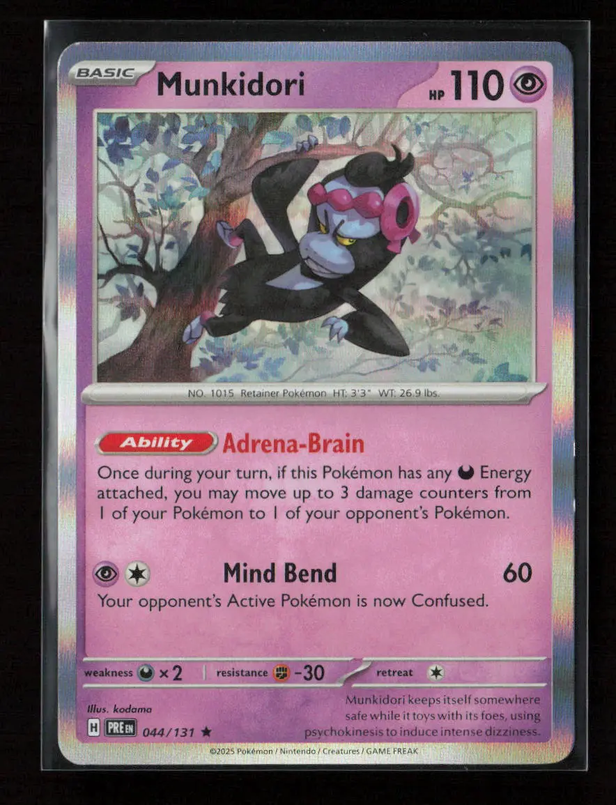 Munkidori Rare Sv: Prismatic Evolutions 044/131 Nm 1