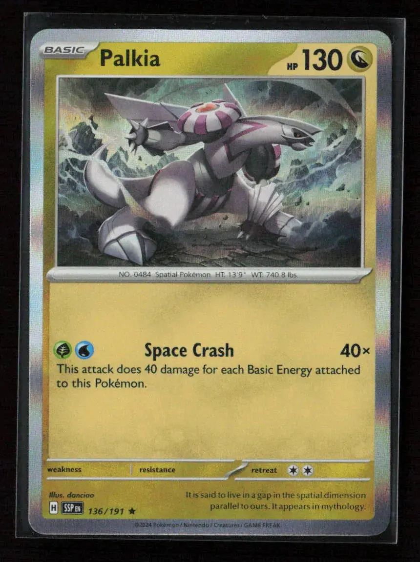 Palkia Rare Sv08: Surging Sparks 136/191 Nm 1