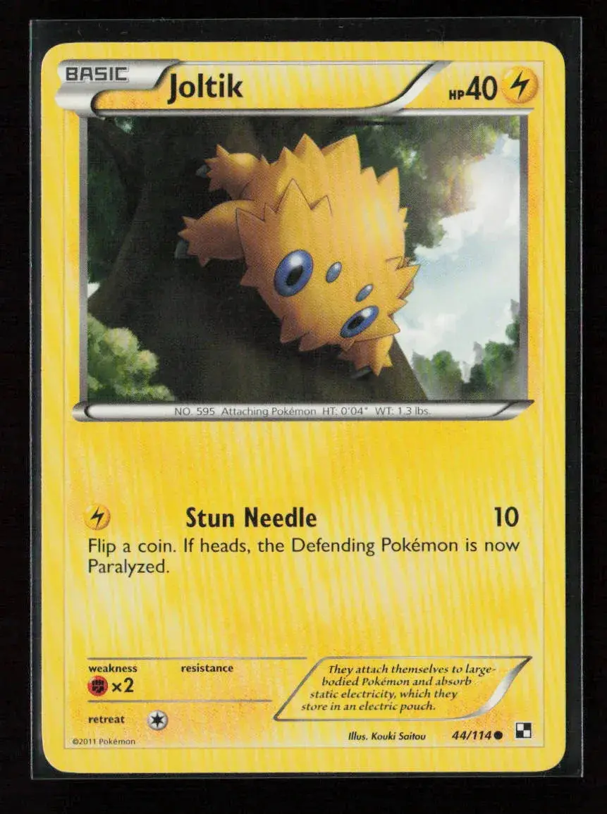 Joltik (44) Common Black And White 44/114 Lp 1