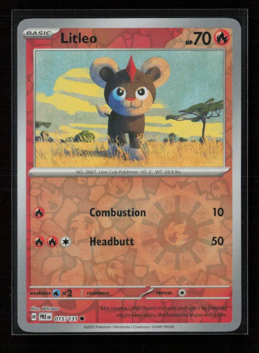 Litleo Common Sv: Prismatic Evolutions 015/131 Nm 1