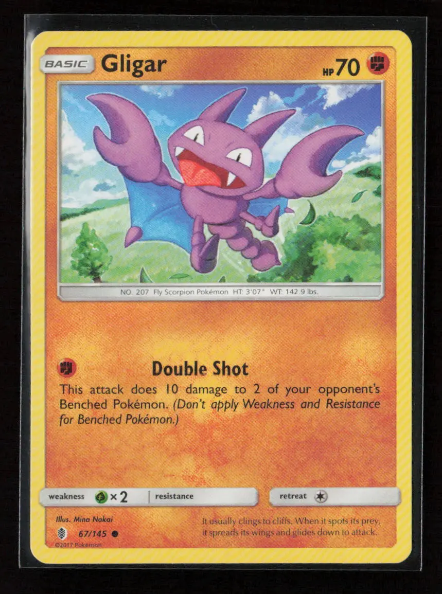 Gligar Common Sm - Guardians Rising 67/145 Lp 1