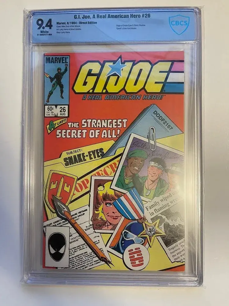 G.I. Joe #26 - Cbcs 9.4 1