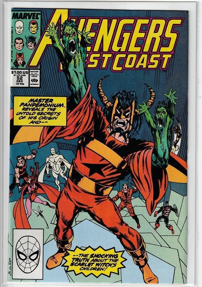 Avengers West Coast #52 1