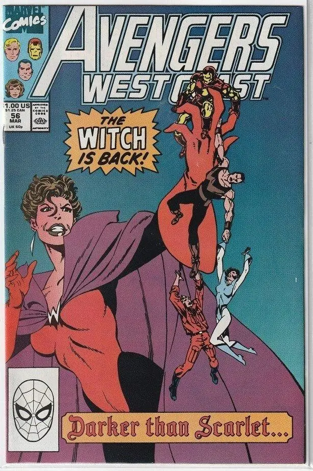 Avengers West Coast #56 1