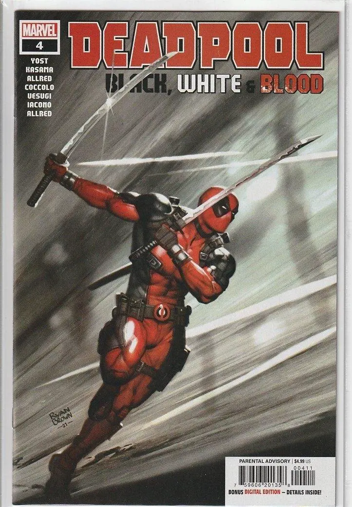 Deadpool Black, White & Blood #4 1