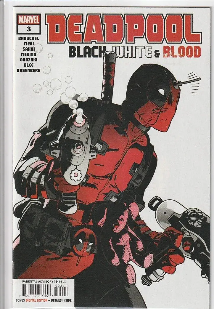 Deadpool Black, White & Blood #3 1