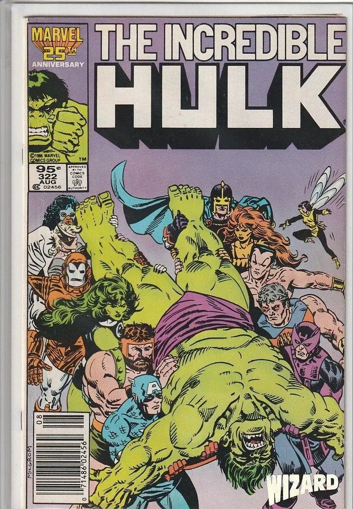 Incredible Hulk #322 Comic Book 1