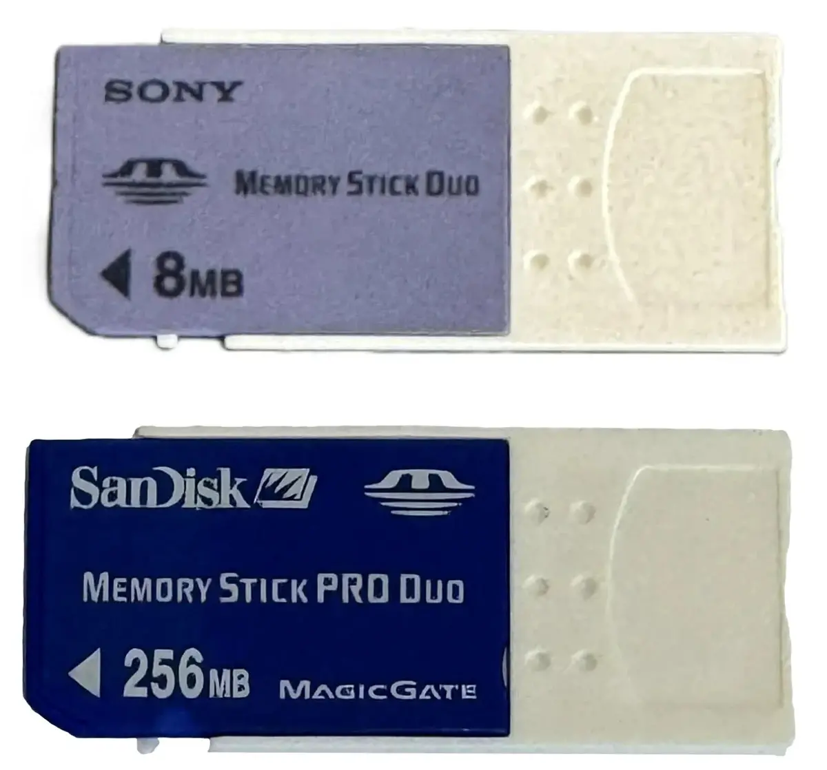 Aftermarket Msac -M2 Adapter + Memory Stick Pro Duo Card, Cybershot, Mavica. 1